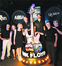 Members of the band House of Floyd