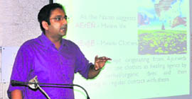 A consultant conducts a re-orientation programme at Home Science College, PAU, in Ludhiana. 