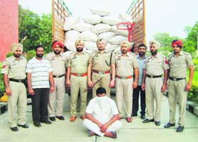 The accused in police custody