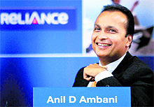 Anil Dhirubhai Ambani Group chairman Anil Ambani at the AGM of Reliance Power in Mumbai on Tuesday