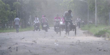 A fierce duststorm followed by squall and rain took Ludhiana residents by surprise on Tuesday. The rain also brought much-needed relief from humidity.