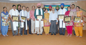 Teachers of BFGI who were honoured on Wednesday
