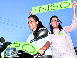 From nail art to vehicles, supporters use all tricks to woo voters