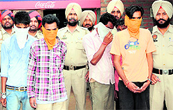 Four accused in the police custody in Amritsar on Saturday