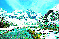 A view of the Kohlai Glacier