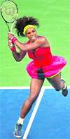 Serena Williams looks in glorious form ahead of the U.S. Open final.  Reuters