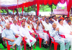 A view of the Charan Samaj Convention at Govindpuri in Rewari.