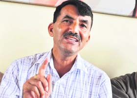 HLP leader Dullo Ram in Dharamsala on Thursday