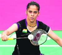 Olympic bronze medallist Saina Nehwal is expected to take part in the upcoming 68th National Badminton Championship in Srinagar. A file photo