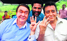 Randhir Kapoor and Vinod Khanna