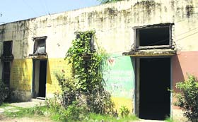 The ramshackle civil dispensary at Garha in Jalandhar.