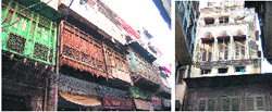 Century-old unsafe buildings in the Golden Temple area of Amritsar. Photos: Vishal Kumar