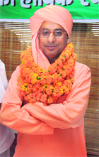 Swami Rakesh Nath, UKD (Jantantrik) candidate for Tehri byelection