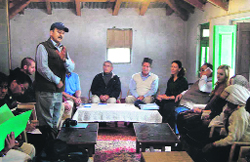 A meeting of project coordinators from India, Nepal and China on the conservation of Kailash landscape held at Munisiyari in Pithoragarh district on Tuesday.