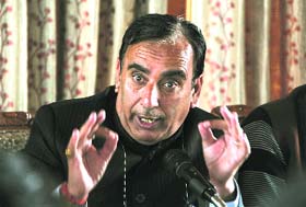 Horticulture Minister Narinder Bragta addresses mediapersons in Shimla on Wednesday