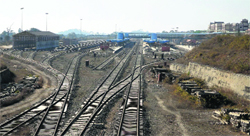 The Katra railway station