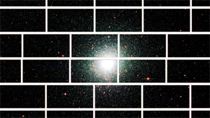 This image captured by the Dark Energy Camera shows the centre of the globular star cluster 47 Tucanae, which lies about 17,000 light-years from the Earth.