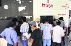 A second bigger window at the cash counter of the DTO office in Jalandhar has helped in reducing the time taken to deposit fee.