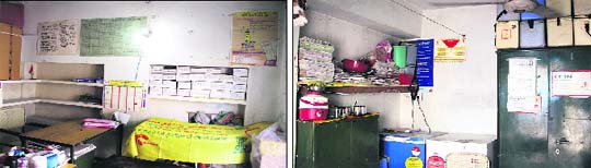 The one-room cramped Basti Bawa Khel Civil Dispensary. 