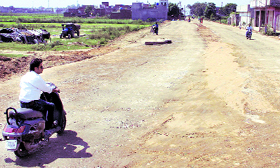 A new bypass being laid across Maharaja Ranjit Singh Avenue, which will connect Amritsar Highway with Domoria ROB in Jalandhar.