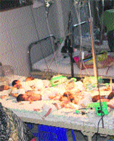 Infants shifted to another room after a fire in the ICU. 