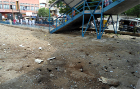 Nearly a year after it was first reported, the rodent menace continues to plague the area near the railway station in the city.