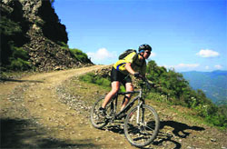 A file photo of the Hercules MTB Himachal rally.