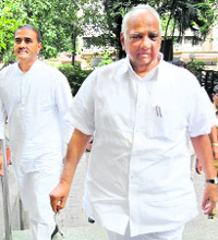 Sharad Pawar and Praful Patel in New Delhi.