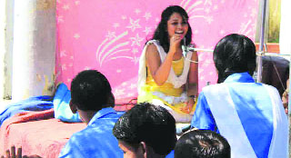 Classical vocalist Ranita Dey gives a performance as part of SPICMACAY programme in Dehradun on Saturday.
