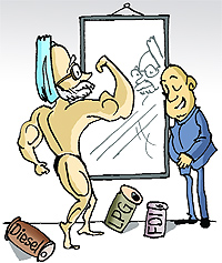 Sir, what flavour would the protein shake be today?