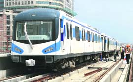 The Rapid Metro, which has arrived from China, will go on a test-drive on October 2.