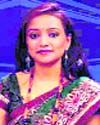 Astrologer Sapna Shree in Haridwar on Monday