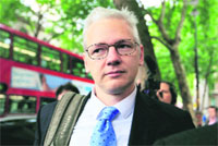 WikiLeaks founder Julian Assange is putting up in the Ecuadorean embassy in London to avoid extradition from Britain to Sweden.
