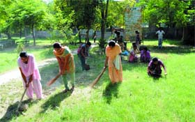 A two-day NSS camp for girls was held at the Government Rajindra College