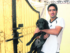 Bhavpreet with Joey