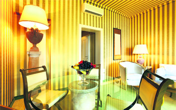Wall paper can be used to add style and to highlight contrast in any area in your home.
