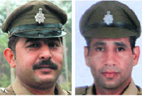 Inspector Neeraj Sarna and Inspector Amanjot Singh