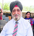 Narendar Singh Sawhney, former student of the 1962 batch of St Georges College, in Mussoorie on Saturday.