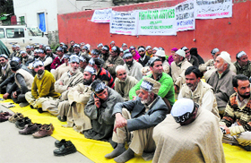 Panchayat members in Jammu and Kashmir demanding greater powers for true implementation of the Panchayati Raj system.