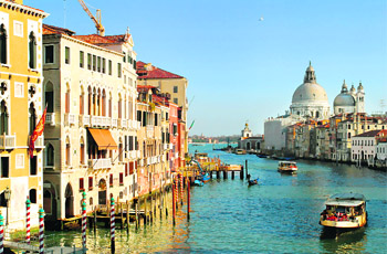 Venice is sinking at a rate of about 2 mm a year