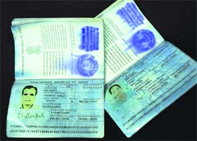 Contrary to the claims of the Bank of Baroda that their lockers at the fire-ravaged Sector-22 branch were waterproof, the passports of a Sector-48 based couple were found damaged