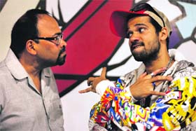 A scene from the play The Bureaucrat which will be staged at the Tagore Theatre in Chandigarh on Friday
