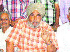 Nishan Singh, Una block Congress president.