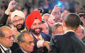Eighty-eight percent Indian Americans have a favourable opinion of President Obama