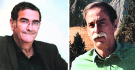 Serge Haroche of France (L) and American David Wineland found ways to manipulate the very smallest particles of matter and light to observe strange behaviour that previously could only be imagined in equations and thought experiments.