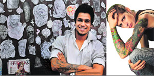 Rishab Narang, a tattoo artist