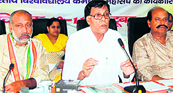 Speakers at the two-day national seminar at Gurukul Kangri University in Haridwar on Thursday