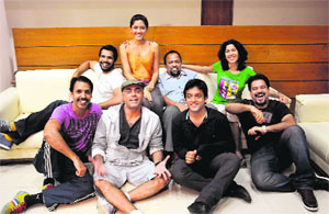 (From left, upper row) Neil Bhoopalam, Natasha Azad, Bhargava Krishna, Shivani Tanksale; (From left, lower row) Jaswinder Singh, Rajit Kapur, Sukant Goel and Aseem Hattangady.