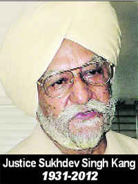 Justice Sukhdev Singh Kang