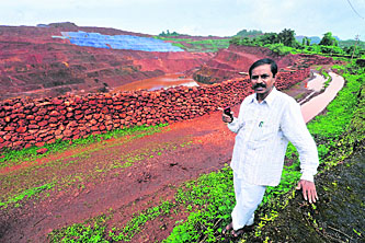 Ramesh Gauns, who achieved the impossible by keeping away the mining mafia from his village.